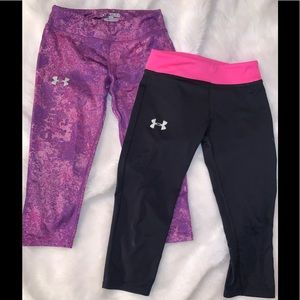 Under Armor UA Girl’s Capri Bottoms Lot